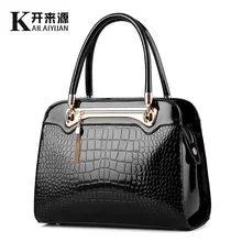 2016 New Women Handbags Causual Women Messenger Bag Alligator Pattern PU Leather Handbags Elegant Shoulder Bag Crossbody Bag