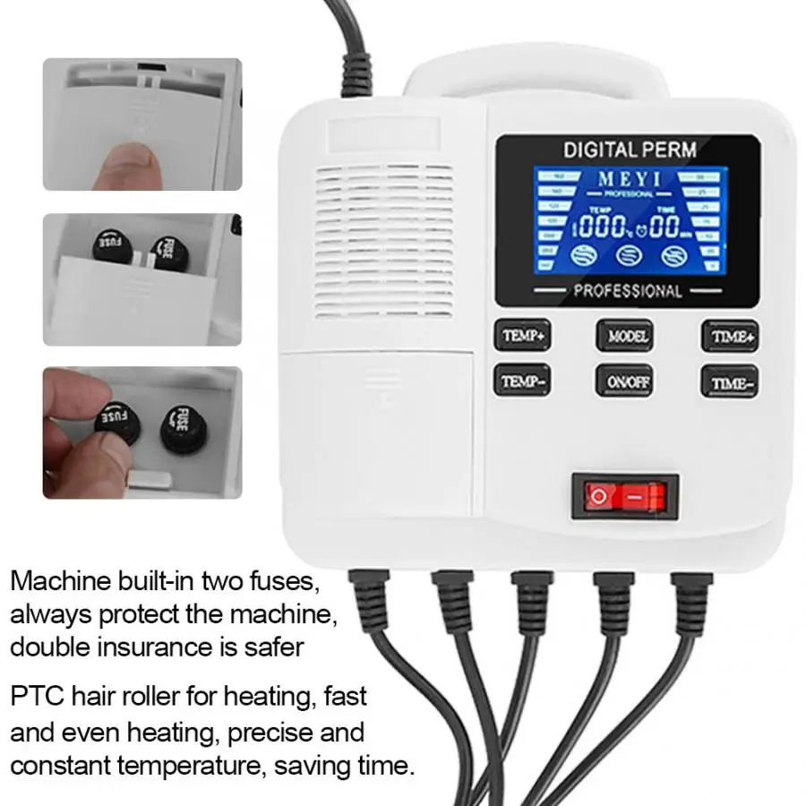 Маленький портативный цифровой PTC нагревательный аппарат для завивки волос с роликом для волос регулируемые Инструменты для укладки температуры для зд обои