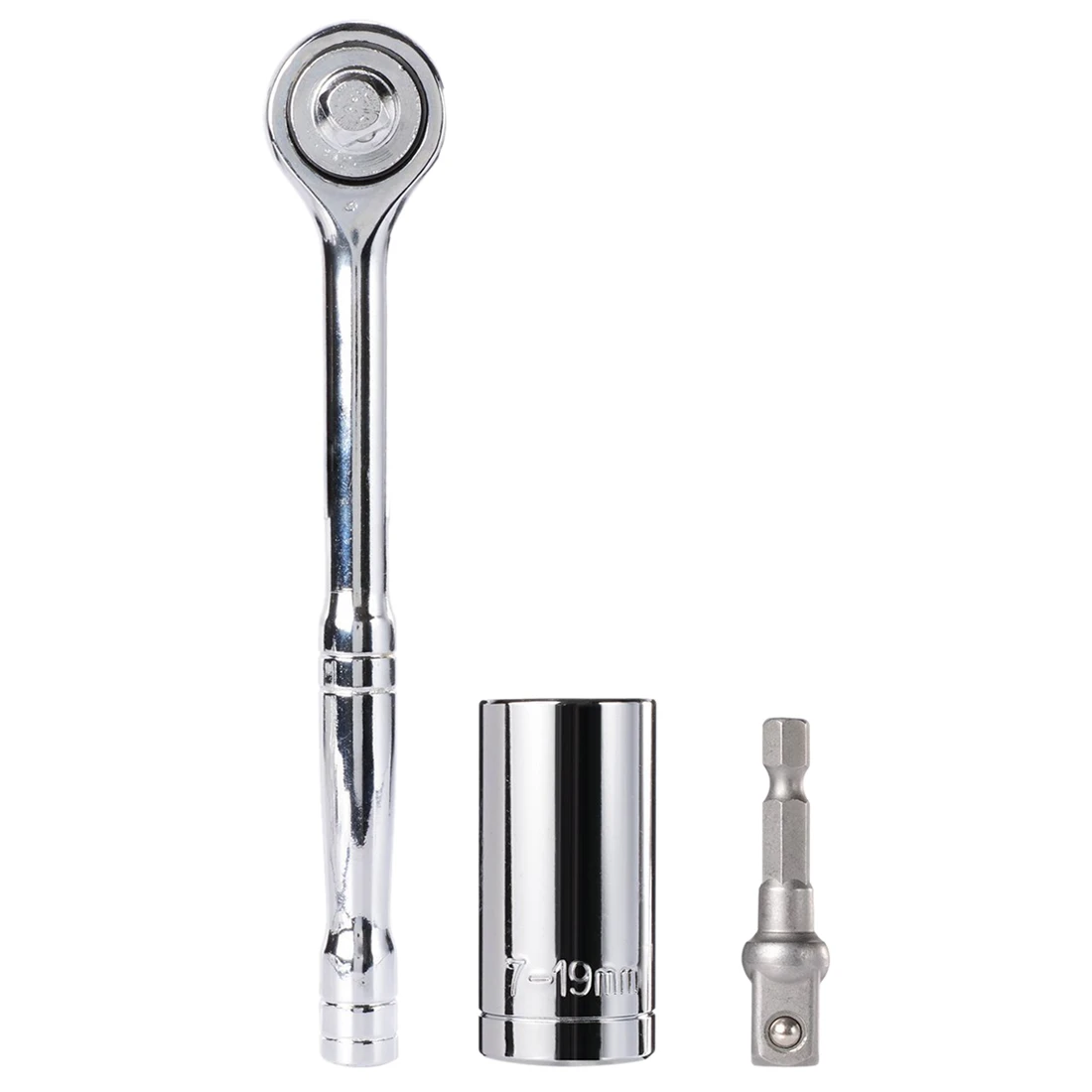 3pcs/Set Multifunctional Universal Socket Wrench 7 19MM Connecting Rod