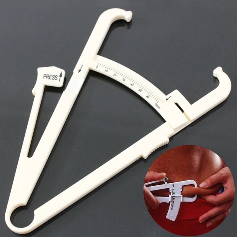 1 PC Personal Body Fat Loss Tester Calculator Caliper Fitness Clip Fat