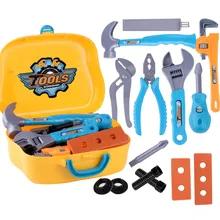 14 шт./19 шт. дети ролевые игры анти-стресс игрушки Дети верстак ремонт инструмент игрушка комплект
