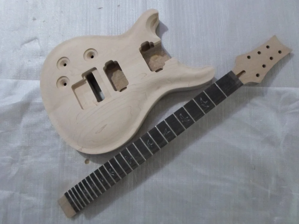 

Left hand Unfinished 7 string Guitar Neck and body for PRS Replacement 24 Fret