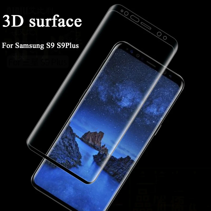 0,26 мм Полное покрытие 3D краями закаленное Стекло пленка для samsung Galaxy S9 S9 плюс Стекло Экран протектор S9+ Gorilla Saver