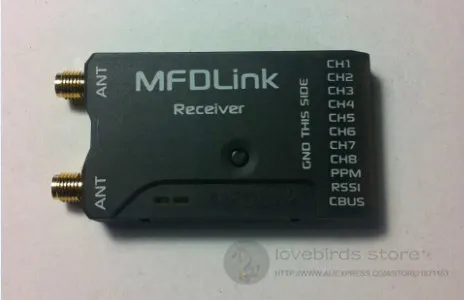 

MyFlyDream Rlink MYDLink 433Mhz 16-channel remote 50Km remote Super Extended Range for FPV drones