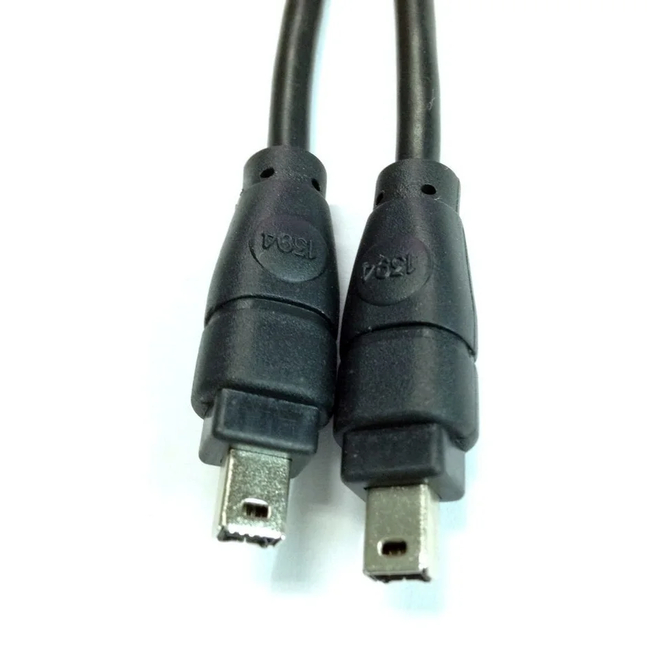 Черный Кабель IEEE 1394 Firewire 800 400 9 контактный/4 контактный штекер/штекер 10 футов 3