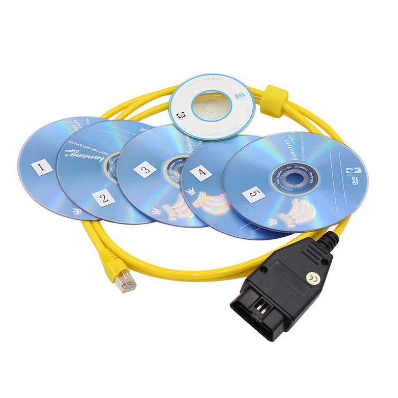 

ENET Ethernet to OBD Interface E-SYS ICOM Coding for F-serie Diagnostic Cable for BMW Car Styling