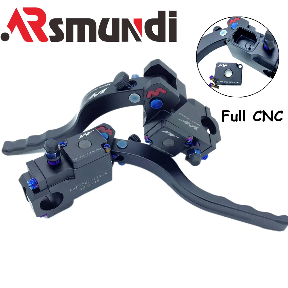 7/8 &quot22 мм полный CNC мотоцикл или скутер руль тормозной главный цилиндр
