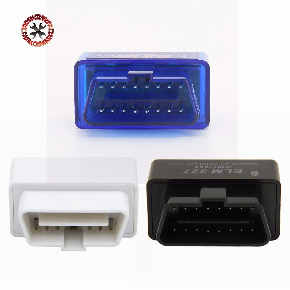 2019 Бесплатная доставка Супер Мини ELM327 Bluetooth OBD2 V2.1 черный/белый/синий умный
