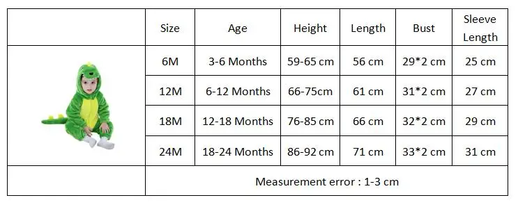 Детский фланелевый комбинезон для новорожденных мальчиков и девочек; Рождественская зимняя одежда для младенцев; Пижама с капюшоном и рисунком динозавра из мультфильма; плотный теплый комбинезон