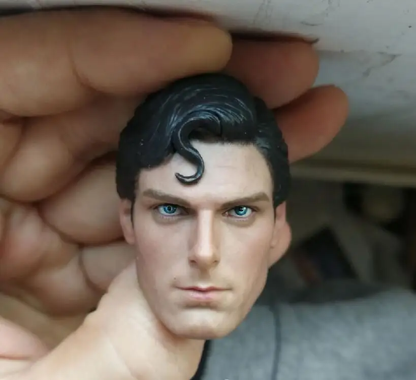 

1/6 Scale Superman Clark Kent Christopher Reeve Head Sculpt For Hot Toys Action Figure Body Accessories