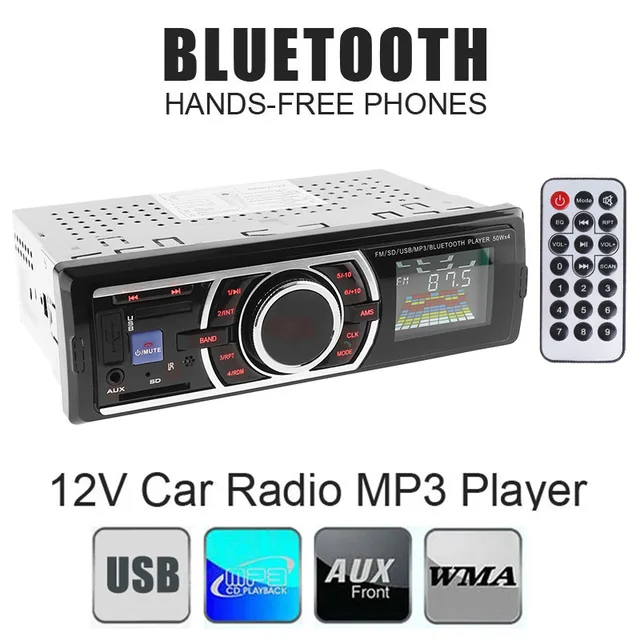 Cheap Bluetooth 1 DIN In-Dash Car Auto Stereo Car Audio FM Aux Input Receiver Radio MP3 Player Support SD USB for Cars Vehicle Cheap Bluetooth 1 DIN In-Dash Car Auto Stereo Car Audio FM Aux Input Receiver Radio MP3 Player Support SD USB for Cars Vehicle