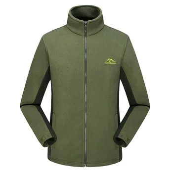 

Outdoor Winter Men Jackets liner Thicken Thermal Jacket Autumn Stand Collar Fleece Liner Outerwear Women Soft Shell Cardigan