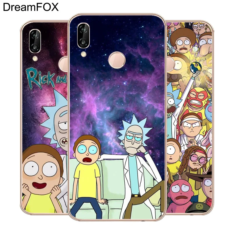 DREAMFOX L600 Rick And Morty Мягкий силиконовый чехол из ТПУ для Huawei Honor 6a 6C 7X9 10 P20 P30 Lite Pro P Smart
