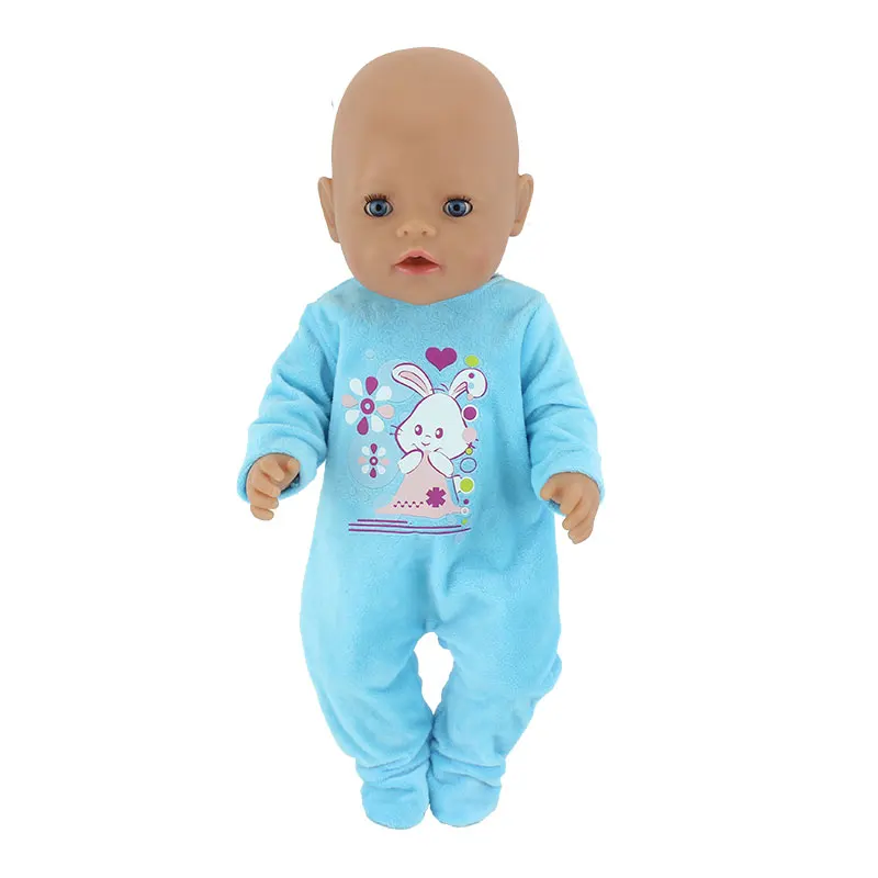 1 Pcs Plush Doll Clothes Wear for 43cm 17Inch Baby Dolls doll accessories doll clothes plush doll accessories