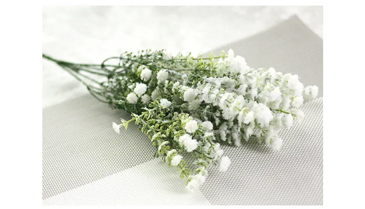 Flone Artificial Gypsophila Simulation Flowers Branch False Baby's Breath Gypsophila For Wedding Party Birthday DIY Decoration  (2)