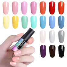 LILYCUTE Light Color Macaron Gel Nail Polish Long-lasting Hybrid Semi Permanent Lacquer UV LED Lamp Lucky Gel ink Gel Varnishes LILYCUTE Light Color Macaron Gel Nail Polish Long-lasting Hybrid Semi Permanent Lacquer UV LED Lamp Lucky Gel ink Gel Varnishes