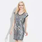 24% off! Shining 1920's Style Flapper Dress Sleeveless Vintage Sequin Party Above-Knee Dress Geometry Sequined O-Neck Dress Save 6.19 on Shining 1920's Style Flapper Dress Sleeveless Vintage Sequin Party Above-Knee Dress Geometry Sequined O-Neck Dress