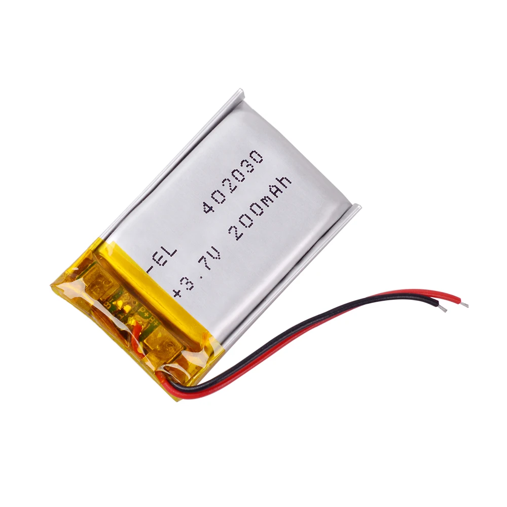 3,7 V 402030 200mAh литий-полимерный аккумулятор li-po для mp3-плеера регистратора dvr t BT батареи клавиатуры