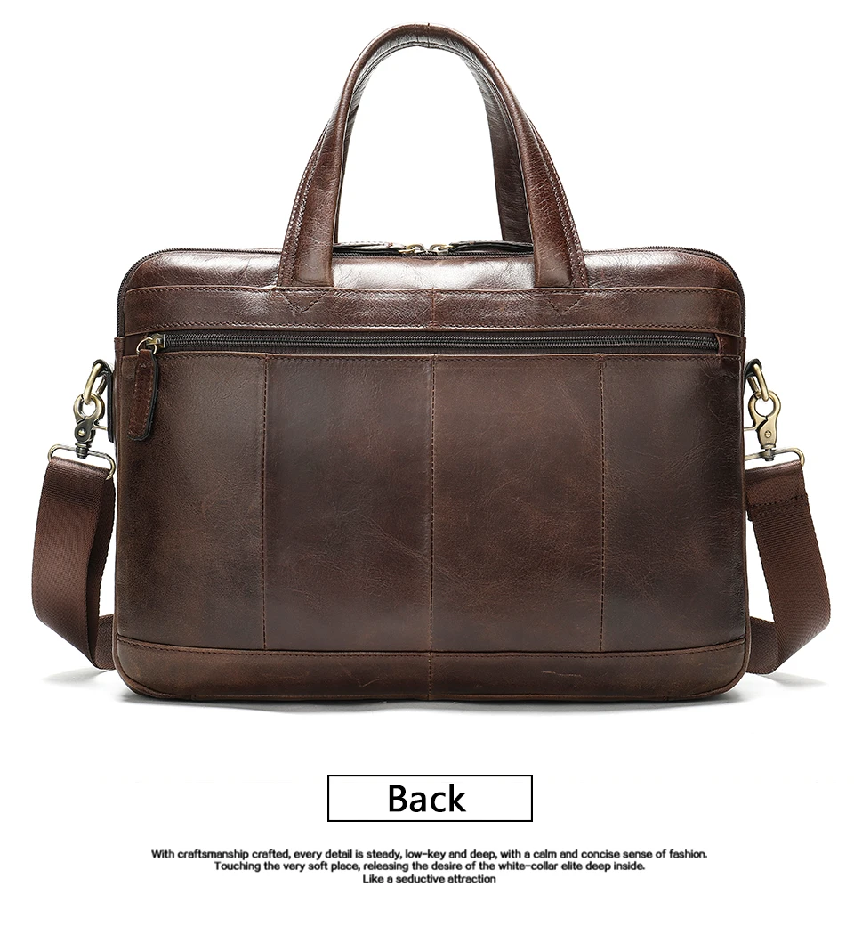 Мужской портфель WESTAL из натуральной кожи, 15 дюймов, сумка для ноутбука, мужские сумки для мужчин, мужская сумка-мессенджер, мужские кожаные