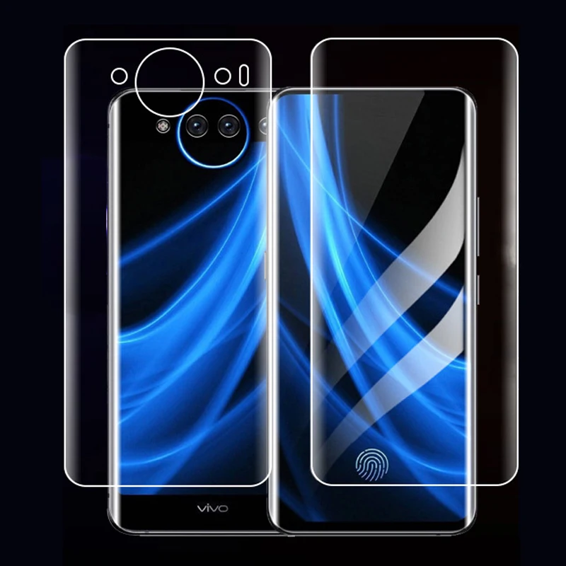

CCDZ Front Back Ultra-thin Transparent Full Cover Soft Hydrogel Film For Vivo NEX Dual Display Screen Protector Soft Film
