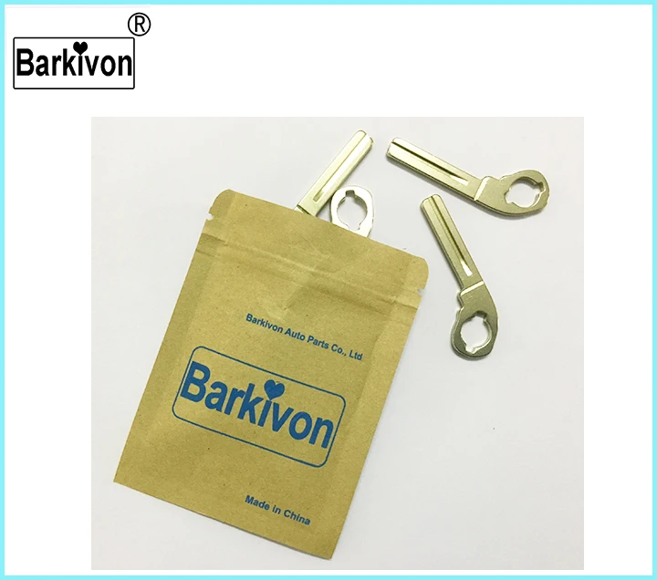 Barkivon Флип обложка сменная ключ для автомобиля для Volvo НЕОБРАБОТАННАЯ Заготовка ключа