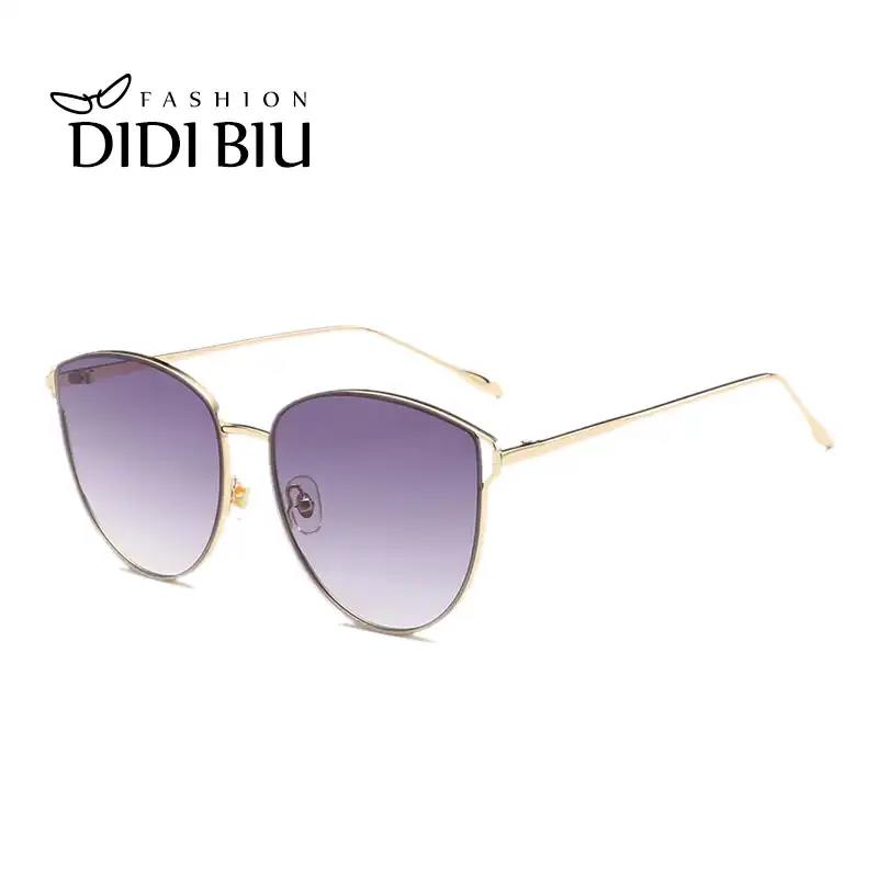 rose gold rimless sunglasses