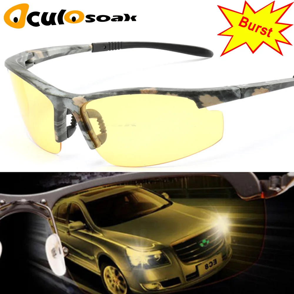 2019 New Outdoor Driving Sunglasses women Men Night vision Anti-glare Goggles UV400 Car sunshade Plarization Safety glasses
