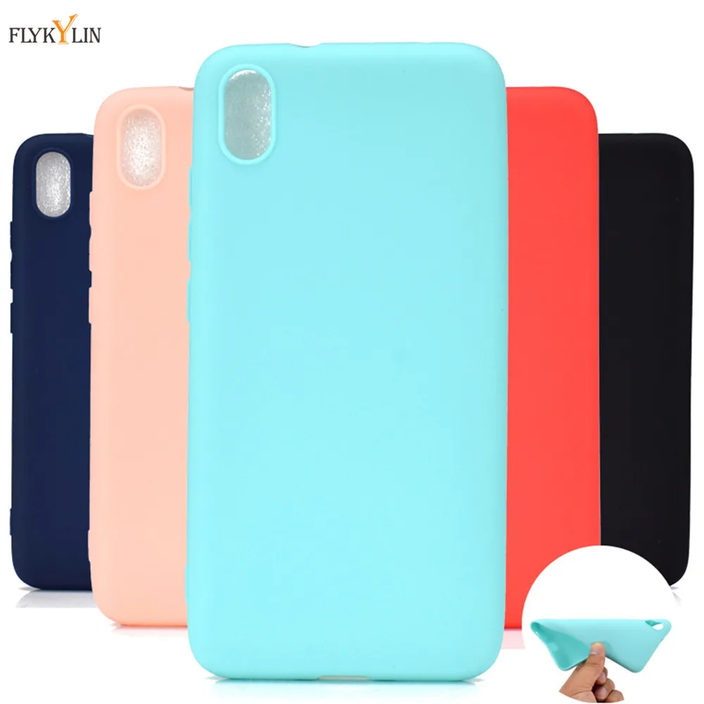 Силиконовые чехлы для Xiaomi Redmi Note 7 Pro Чехол тонкий 360 Защитный Мягкий ТПУ задняя