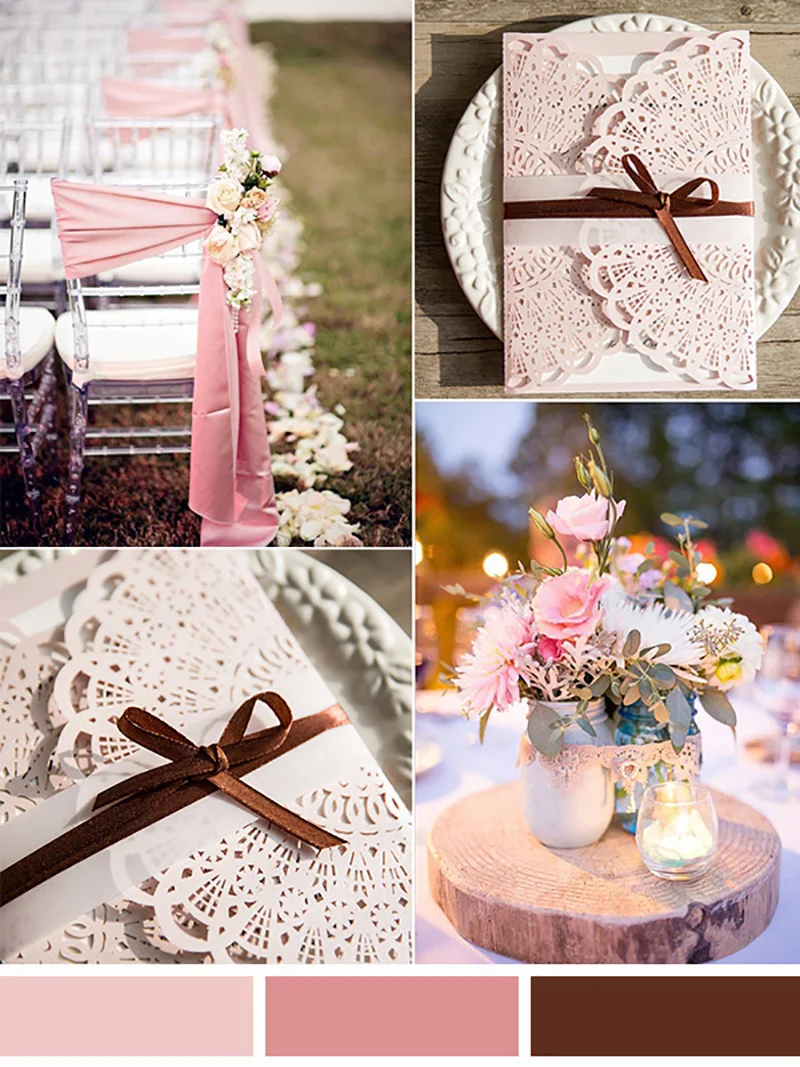 pink-and-brown-wedding-colors-and-wedding-invitations