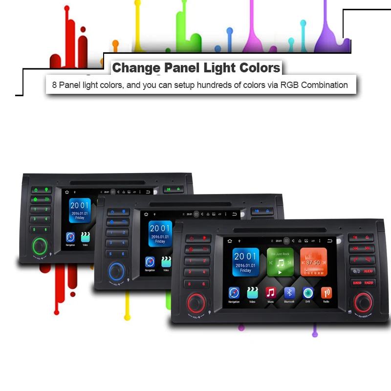 Clearance 4G RAM Android 9.0 Car DVD Player for BMW BMW E39 X5 M5 E38 E53 Car Radio GPS stereo navigator tape recorder support wifi canbus 10