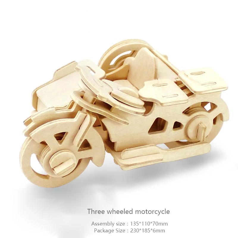 3D деревянная головоломка для детей и взрослых, автомобильная головоломка, деревянная игрушка, Военная серия, Обучающие Развивающие сборные игрушки