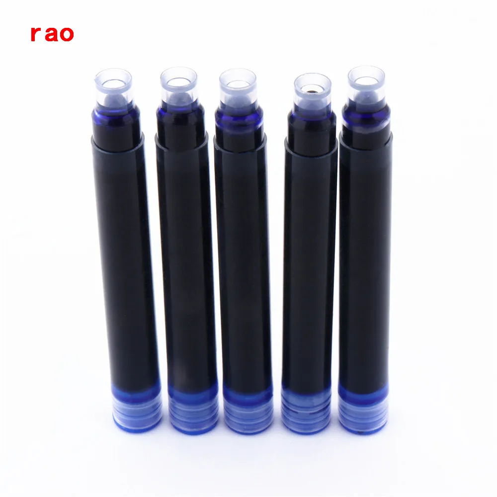 

Wholesale Price 5pcs Blue Ink Cartridge Refill Fountain Pen Brand assurance Universal Typ Other brands are also suitable
