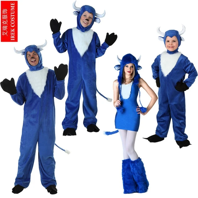 hot party luxury halloween costumes animals insects adult men women sexy blue buffalo bunches cosplay