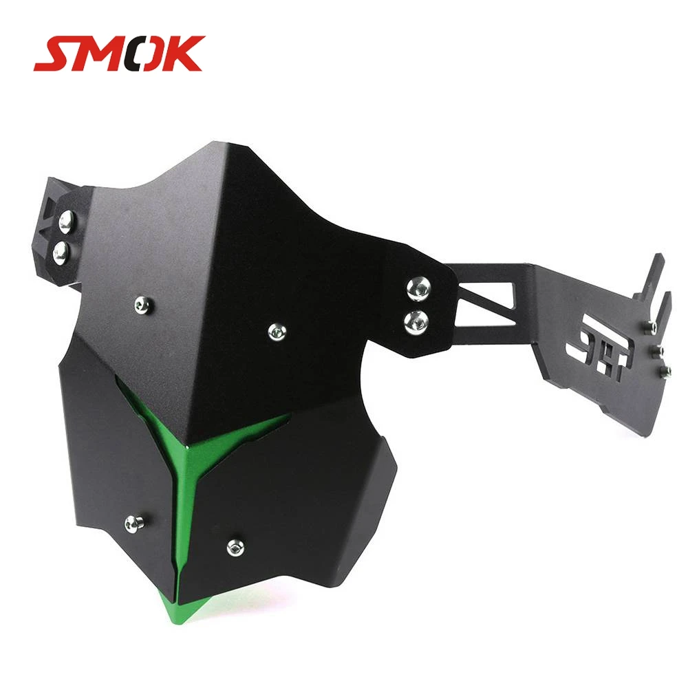 SMOK Motorcycle Accessories CNC Aluminum Alloy Rear Fender Bracket Motorbike Mudguards For Kawasaki Z800 Z900 ER6N SMOK Motorcycle Accessories CNC Aluminum Alloy Rear Fender Bracket Motorbike Mudguards For Kawasaki Z800 Z900 ER6N