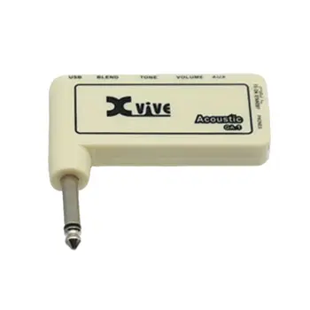 

1Pc Guitar Plug Mini Portable Recharge Elec Headphone Amp Amplifier Acoustic/ Rock/ Metal/ Delay