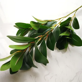 

one Fake Long Stem Watercress Leaf Greenery Simulation Green Plants Leaves for Wedding Decorative Artificial Planrs