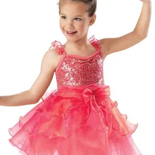 Г., костюм для танцев выступлений, гимнастический костюм для танцев Детская одежда с рукавами для вечеринки короткая профессиональная балетная пачка