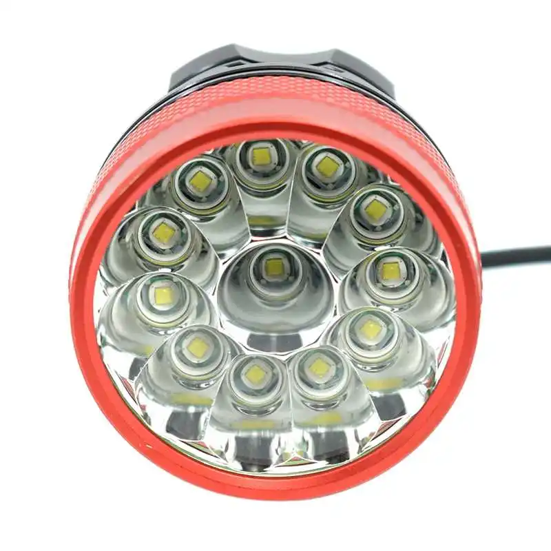 WasaFire 20000lm 12 * XM L T6 светодиодный велосипедный фонарь для велоспорта Головной 9600 мАч