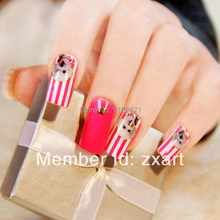 new 12 designs 16pcs x1pack nails art stickers decals foils tips wraps DIY decorations nail tools Beautiful stripes