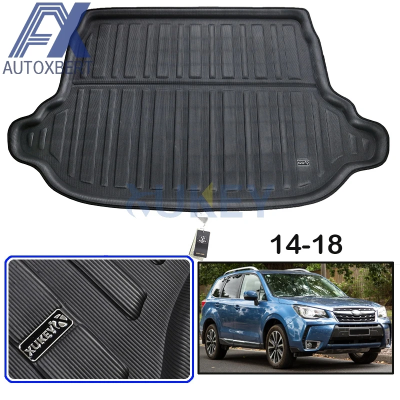 AX подходит для Subaru Forester SJ 2013 2018 подкладка багажника заднего коврик груза на полу