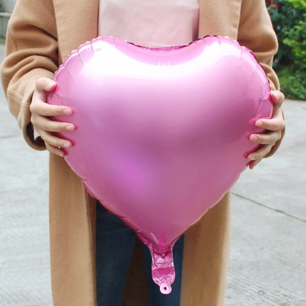 12 шт., 18 дюймов, розовый и белый Гелиевый шар, фольга, воздушные шары для вечеринки в честь рождения, свадьбы, дня рождения