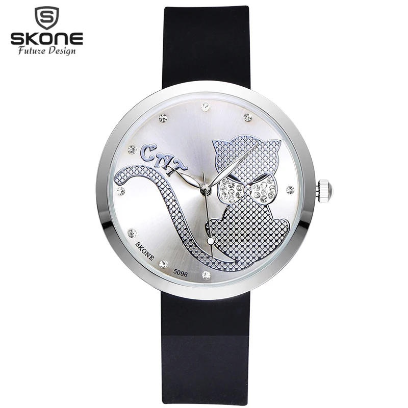 Prix pour Skone lumineuse mains mignon arc chat de bande dessinée strass bracelet en Silicone montres femmes mode Casual montre de sport Relogio Feminino Prix pour Skone lumineuse mains mignon arc chat de bande dessinée strass bracelet en Silicone montres femmes mode Casual montre de sport Relogio Feminino