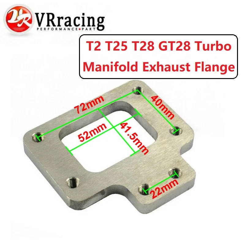 

VR RACING - T2 T25 T28 GT28 Stainless Steel Weld On Turbo Manifold Exhaust Flange For Nissan VR2529