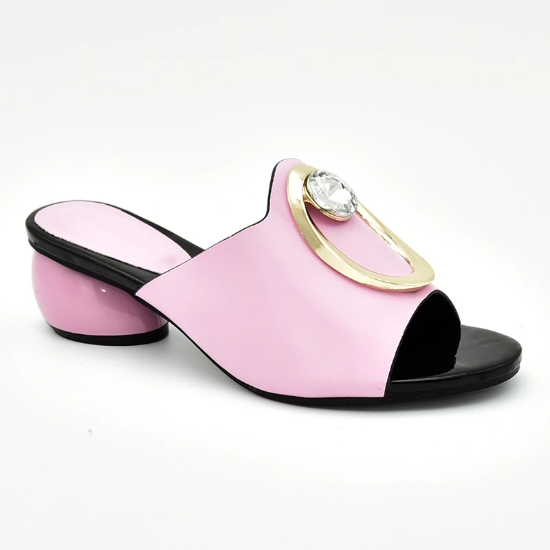 Новейший дизайн; Летняя женская обувь на высоком каблуке; роскошные сандалии; женская обувь для вечеринок в нигерийском стиле; украшенная стразами