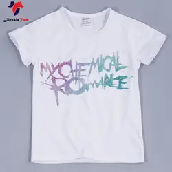 My Chemical Romance панк-группы Дизайн прикольные футболки для мальчиков и девочек Милая одежда для малышей Chindern Повседневное Футболки