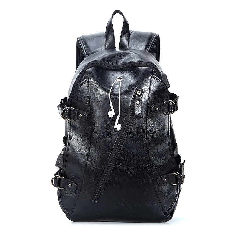 

2019 Luxury high quality leather backpacks backpack books bag students school men business casual boy man fashion bags A8857