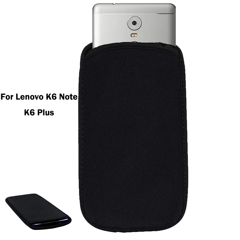 Мягкий гибкий неопреновый защитный черный чехол для Lenovo Vibe K6 Plus /Vibe Note K53A48 с