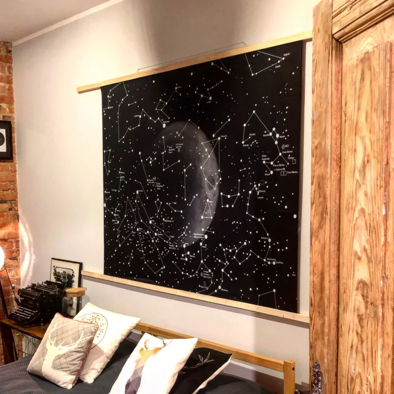 

Psychedelic Tapestry Constellation Galaxy Space Pattern Wall Hanging Light-weight Polyester Fabric Tapestry Wall Decor Home