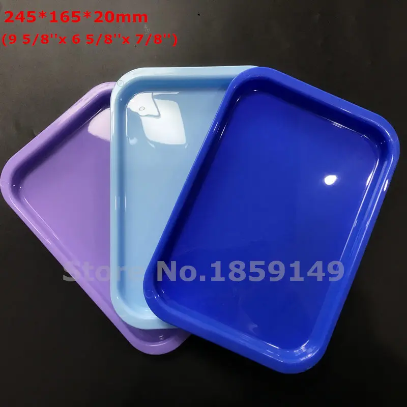 Vassoio Chirurgico Dentale Vassoi Divisi Autoclavabili In Plastica Colorata Piatto Di Disinfezione Accessorio Per Odontoiatria Strumento Di Laboratorio - Foto 7