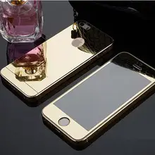 2 шт для передней панели+ спереди и сзади тормозного диска для iphone 4 4s 5 5s SE 6 6s 7 8 0,26 мм для экрана из закаленного стекла Стекло металлический дизайн зеркальные цветные фильм Экран